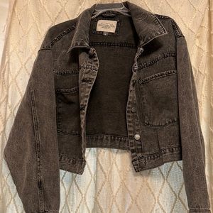 Ashley-Vintage Charm Grey Denim Jacket
